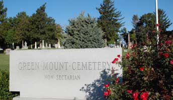 Green Mount Cemetery  in Belleville, Illinois, serving Belleville, Mascoutah, Freeburg, O'Fallon, Shiloh, Millstadt and other families around St. Clair County.